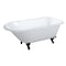 Aqua Eden Clawfoot Bathtubs, 48 L, 30.18 W, White/Oil Rubbed Bronze, Cast Iron VCT3D483018NT5 - alternate 3